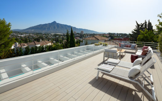 Splendid villa with views to La Concha mountain