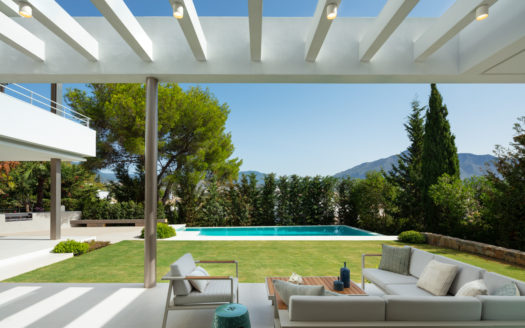 Splendid villa with views to La Concha mountain