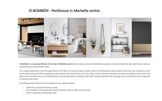 Incredible Penthouse with open panoramic views in the centre of Marbella